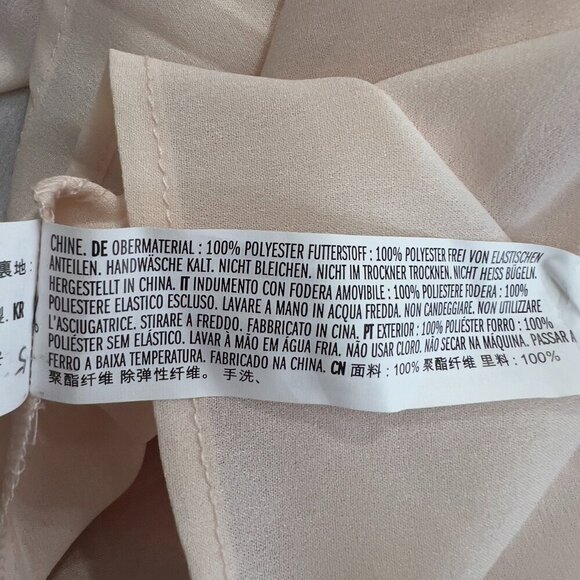 English Factory Multi Color Stripe Lined Maxi Dress L - Picture 9 of 11